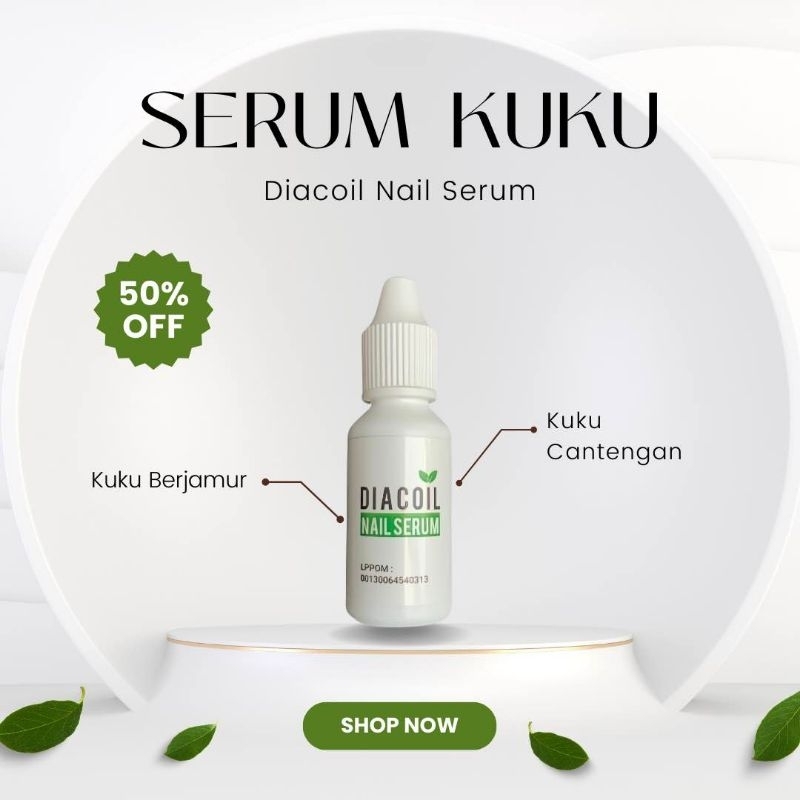Diacoil Nail Serum Perawatan Kuku Tangan dan Kaki 15 ML