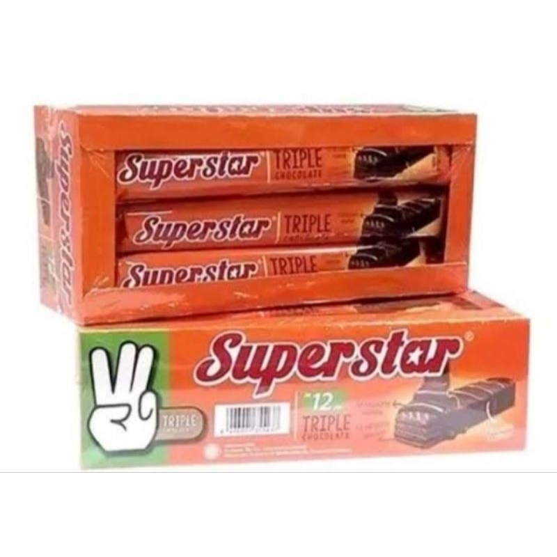 

Wafer SuperStar Box isi 20 pcs @12,5gr