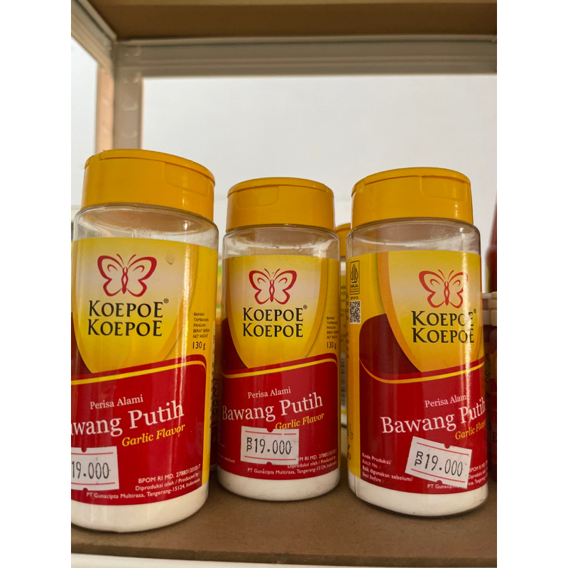 

Bawang Putih bubuk Kopoe kopoe 130gr