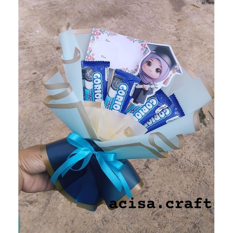 buket wisuda topper snack murah Bandung