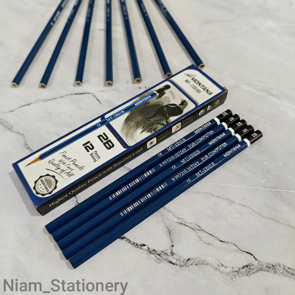

ECER ( SATU PCS ) Pensil 2B Raut Murah M2000 / Montana Pensil Ecer