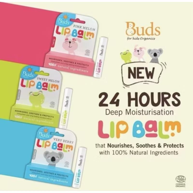 BUDS LIP BALM | BUDS ORGANIC LIP BALM ANAK