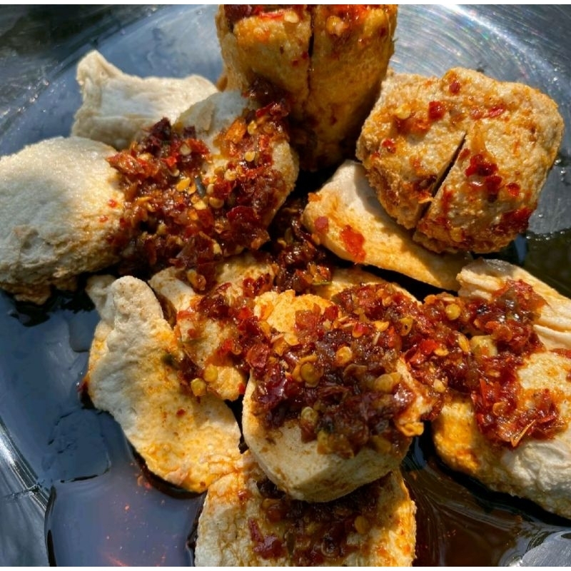 

basreng mentah free chili oil jajanan anak muda