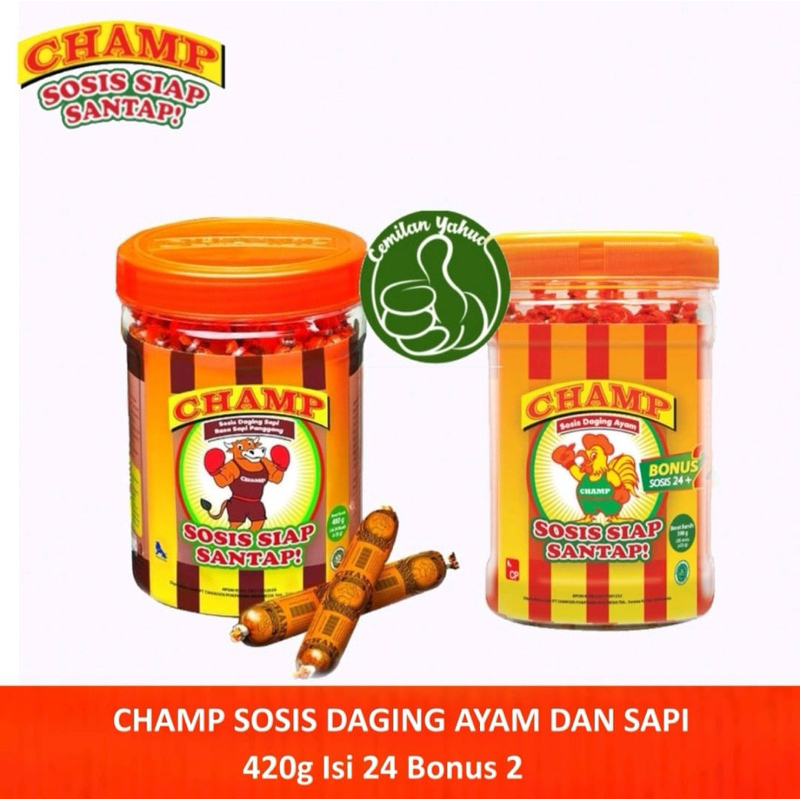 

Champ Sosis Siap Santap 24+2