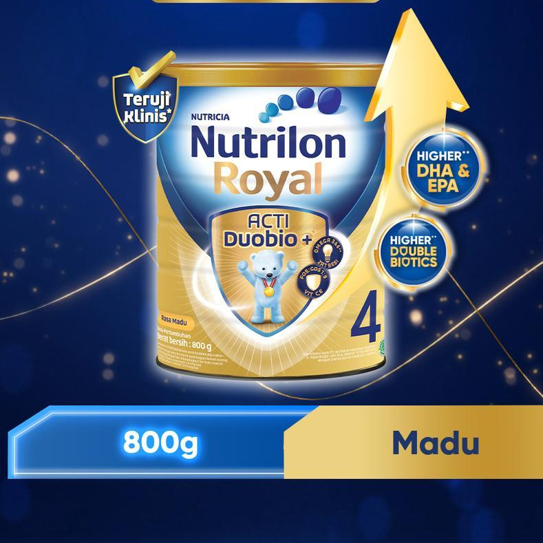 

Nutrilon Royal 4 Susu Pertumbuhan 3-6 Thn Madu 800gr 816414