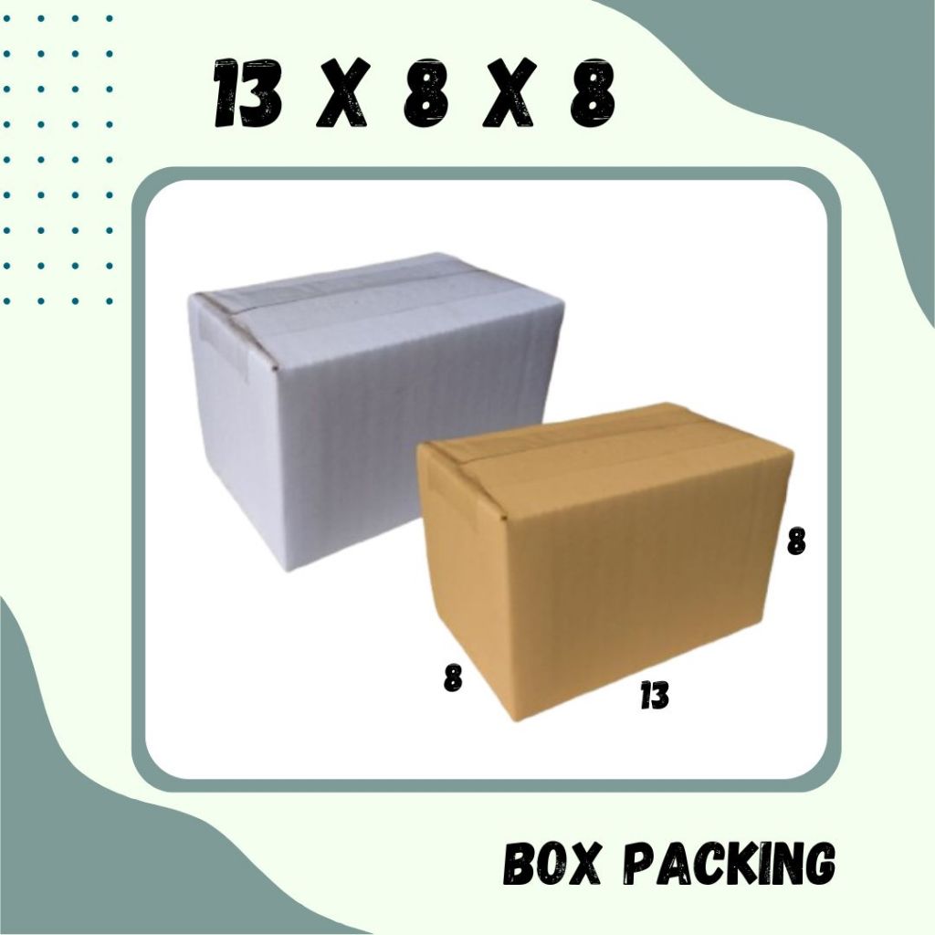 

Box 13x8x8 Kardus Packing Olshop Box A1 Dus Kotak Kemasan Box Aksesoris Souvenir Sparepart Madu Parfum