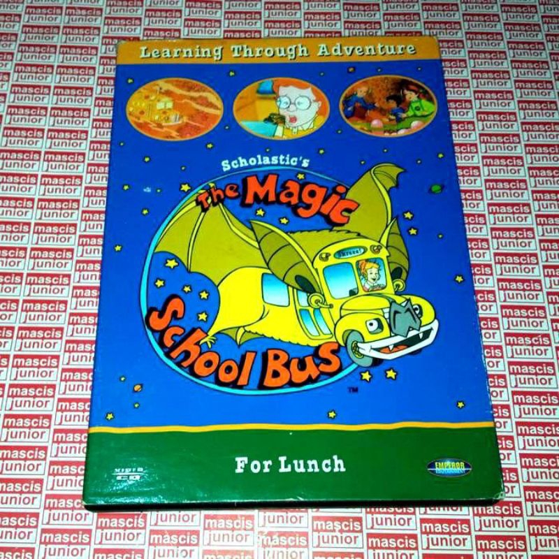 VCD DVD The Magic School Bus - Scholastic's Learning Through Adventure For Lunch & Aladdin . 100 WOR