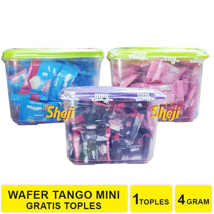 

GRATIS TOPLES ! WAFER TANGO MINI 4 GRAM (1 TOPLES ISI 40 PCS)