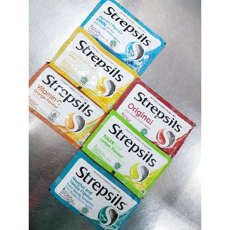 

STREPSILS COOL 8's - PERMEN TABLET HISAP PELEGA TENGGOROKAN