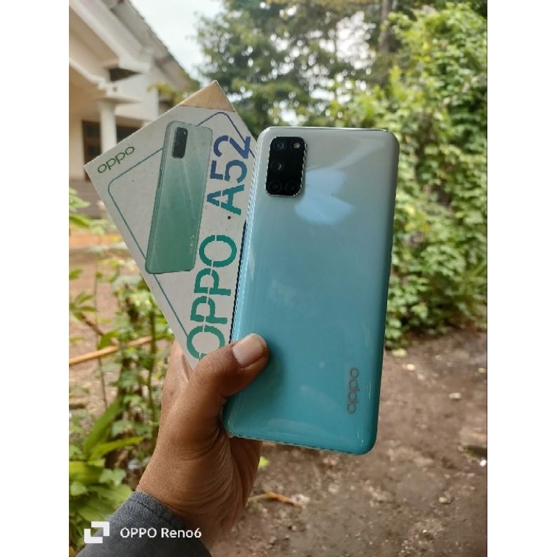 OPPO A52 RAM 6+2 ROM 128 fullset second