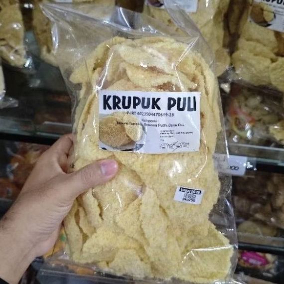 

250 Gram Kerupuk Puli Khas Tulungagung Gurih Renyah