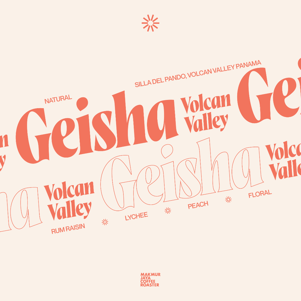 

Geisha Volcan Valley - Biji Kopi - Exotic Filter Roast by Makmur Jaya Coffee - 100gr