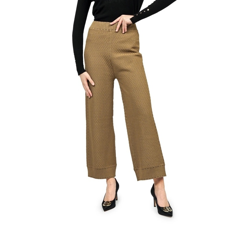 Nada Puspita - Malika Knit Pants - Camel / Celana Panjang Wanita