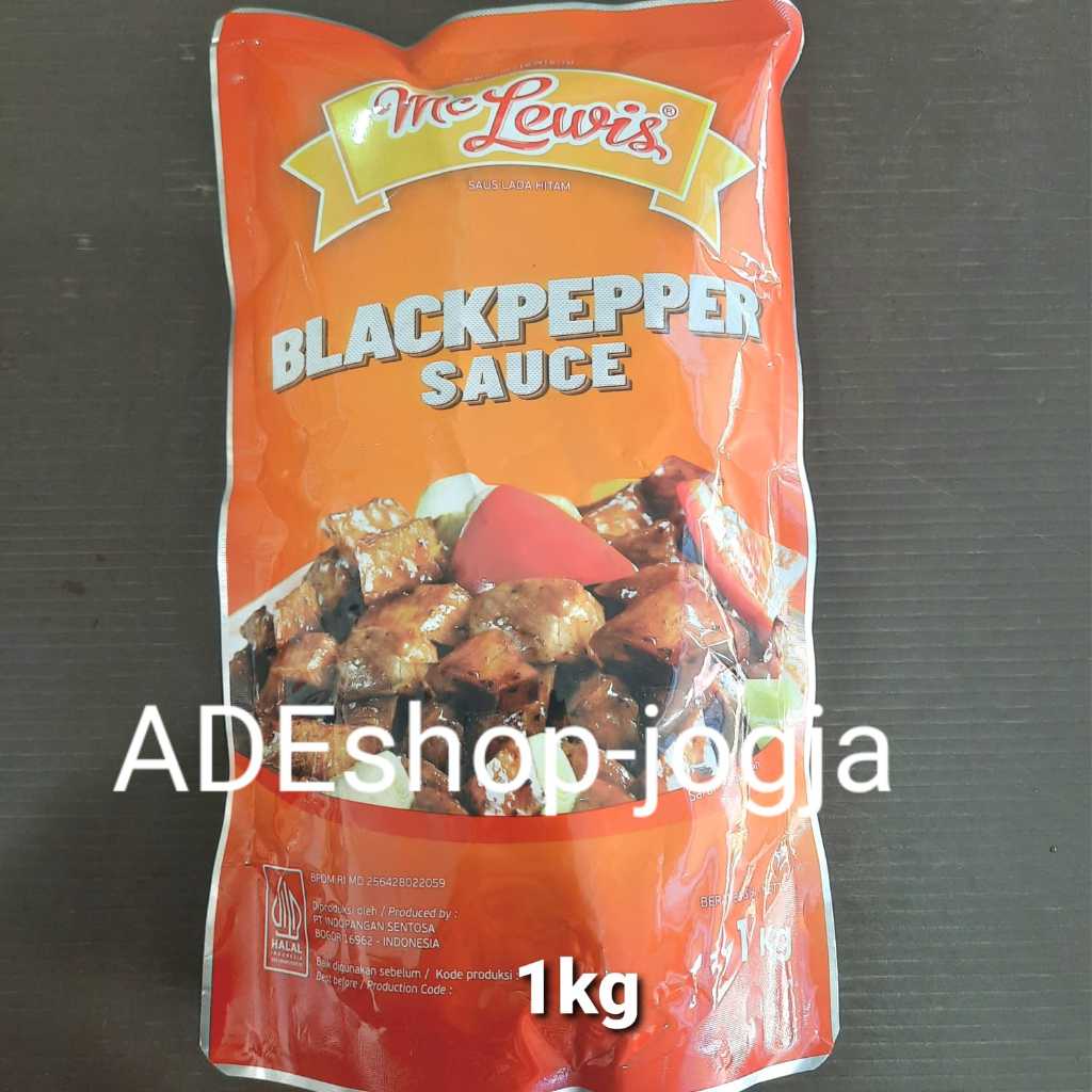 

mc lewis saus lada hitam 1 kg mclewis sauce black pepper