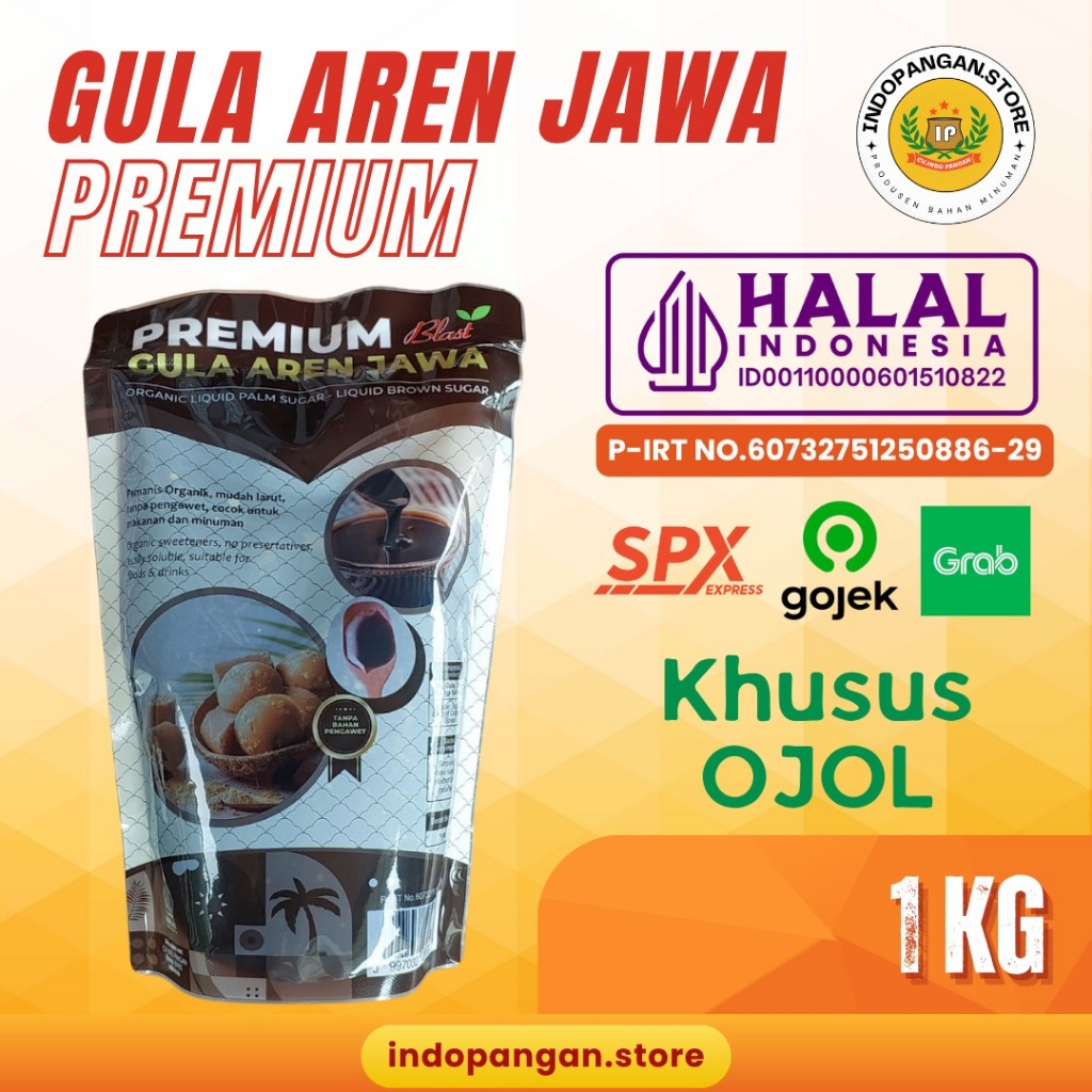 

[INSTANT] Gula Jawa Aren Cair Premium 1 Kg / Brown Sugar 1 Kg / Gula Merah Cair 1 Kg