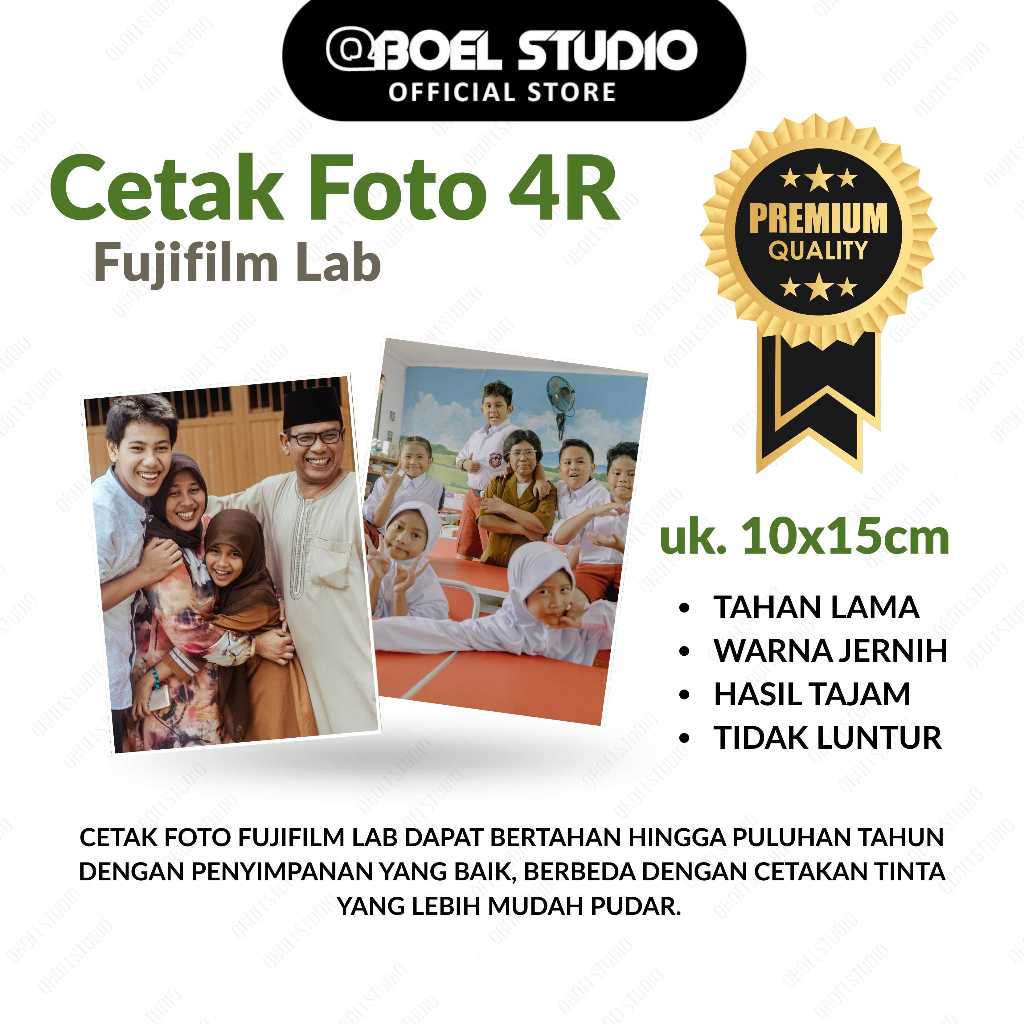 CETAK FOTO 4R FUJIFILM