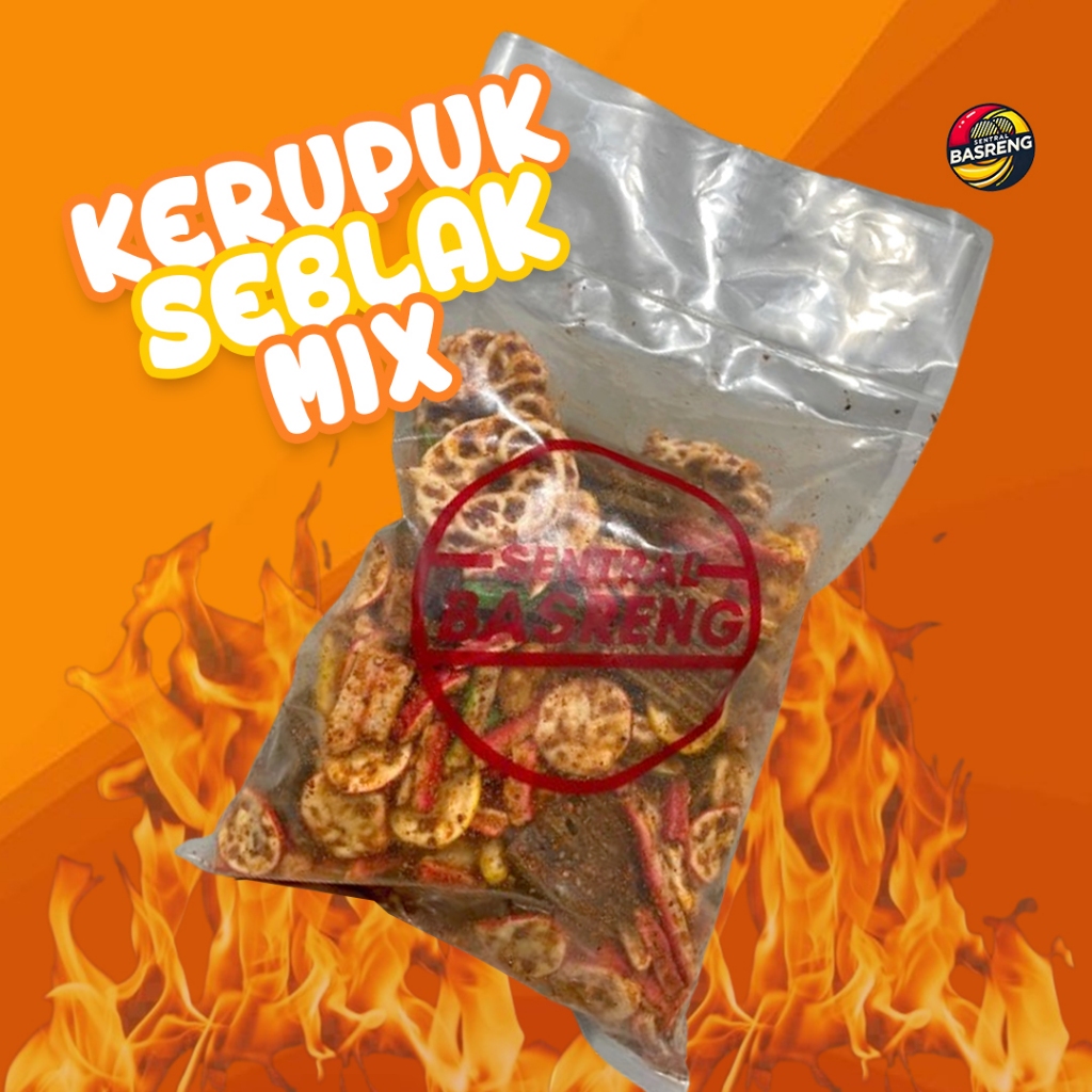 

SENTRAL BASRENG Seblak Campur Mix Pedas Basreng Jaat Beton Kerupuk Jengkol Seblak Viral 400gr