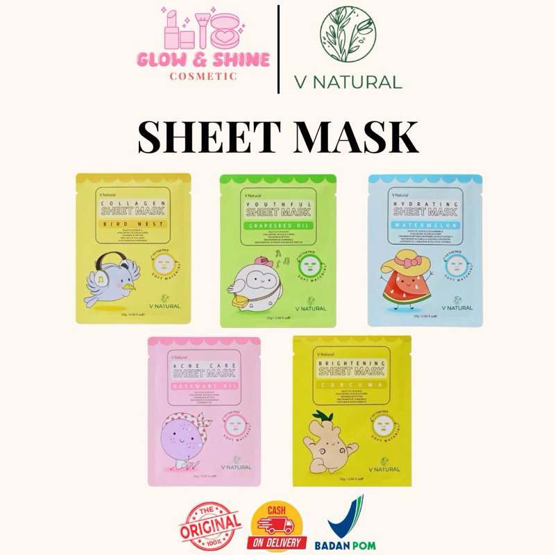 V NATURAL SHEET MASK