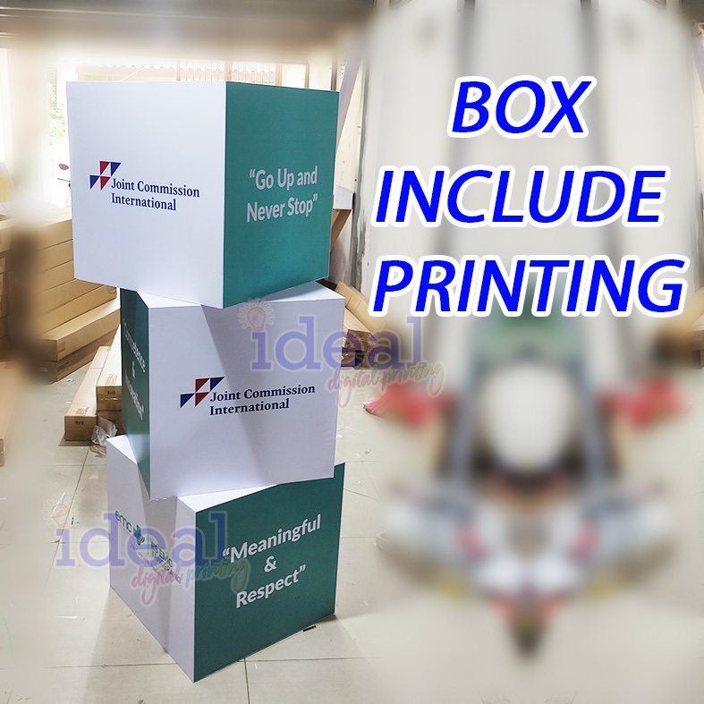 Podium Balok / Kubus Printing Balok Printing Kotak Printing Cube Cube Kubik