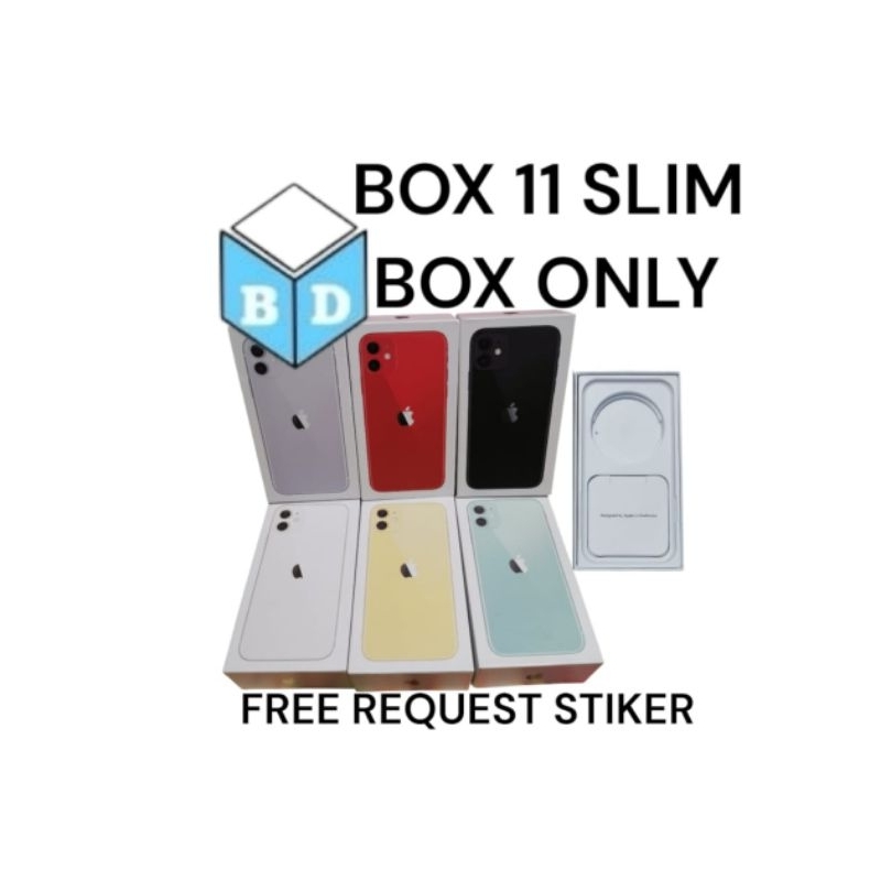 

BOX/KOTAK 11 SLIM BOX ONLY, WARNA LENGKAP