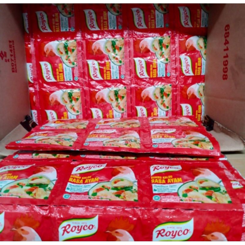 

royco sapi ayam penyedap rasa 8 gr renceng isi 12 sachet