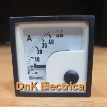 DC Ampere Meter/Amper Meter DC 48x48 Merk Crompton