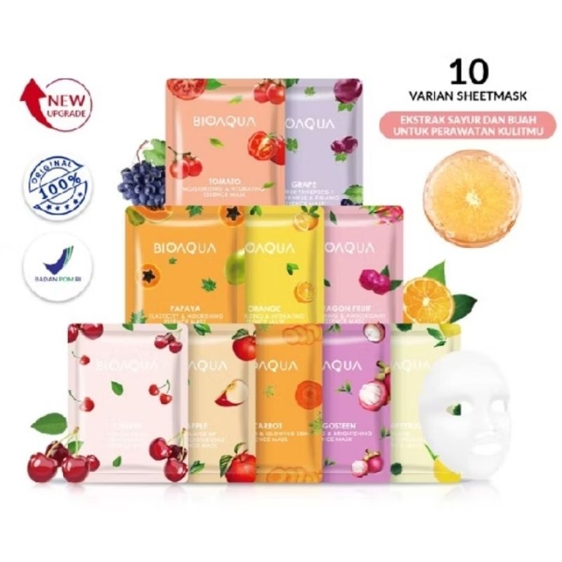 BIOAQUA MASKER MUKA ALL VARIAN AROMA