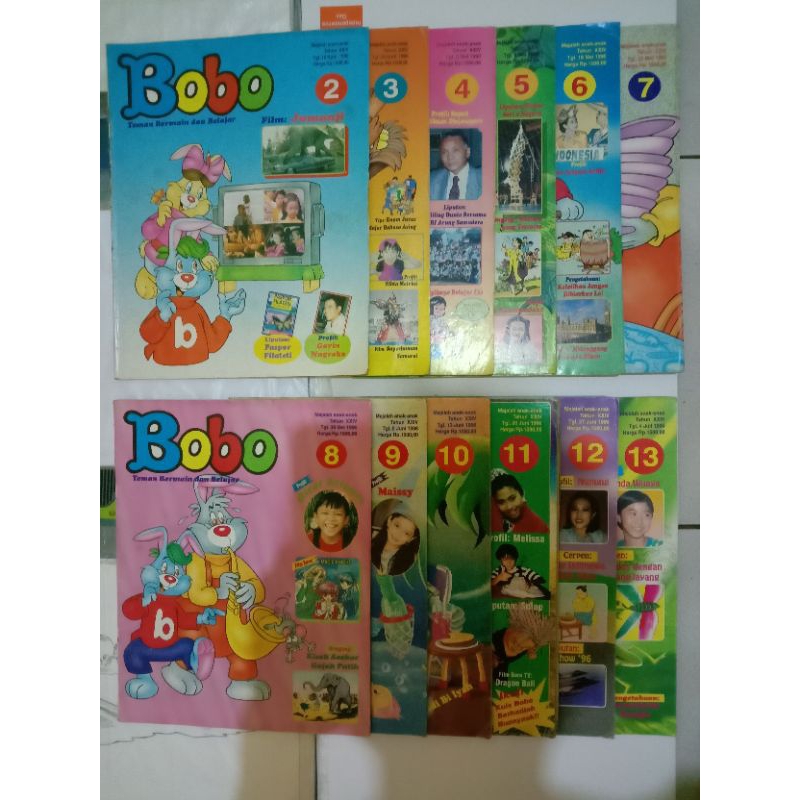 Majalah Bobo Jadul Tahun 90an, Edisi Tahun XXIV (1996-1997)
