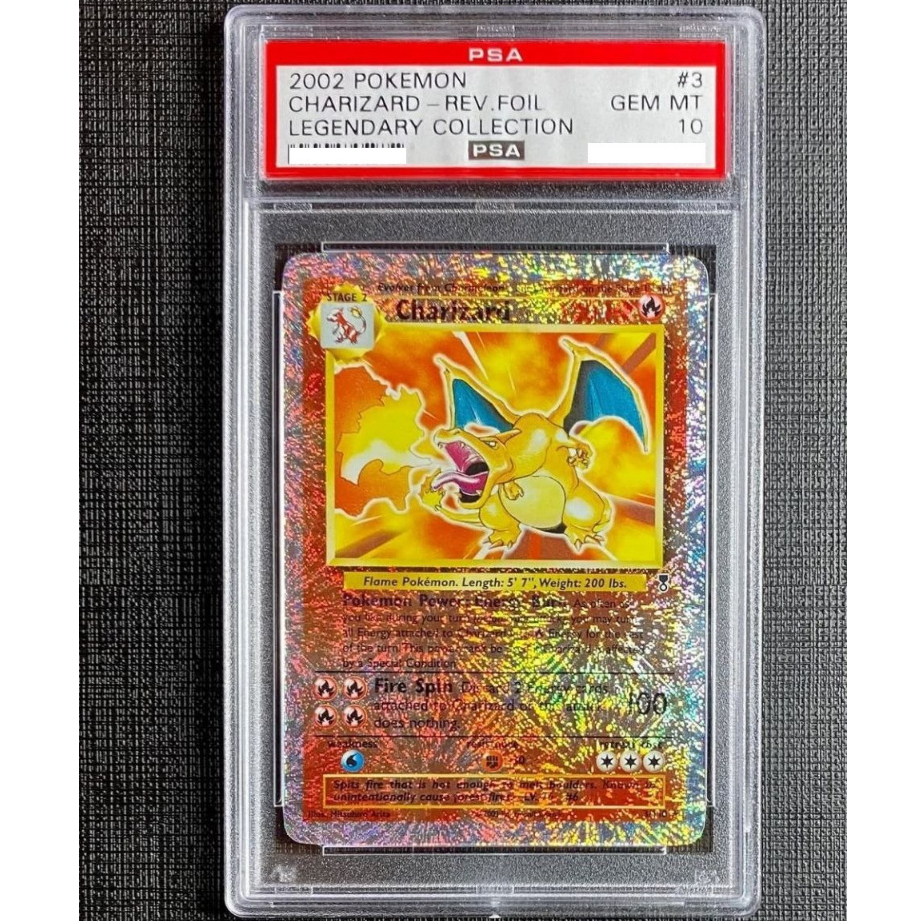 Kartu Pokemon Card - Charizard Legendary Collection Reverse Holo PSA 10