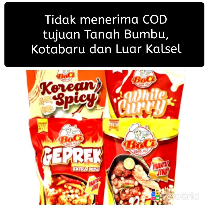 

Baso aci mantap jiwa (boci) ready bjm
