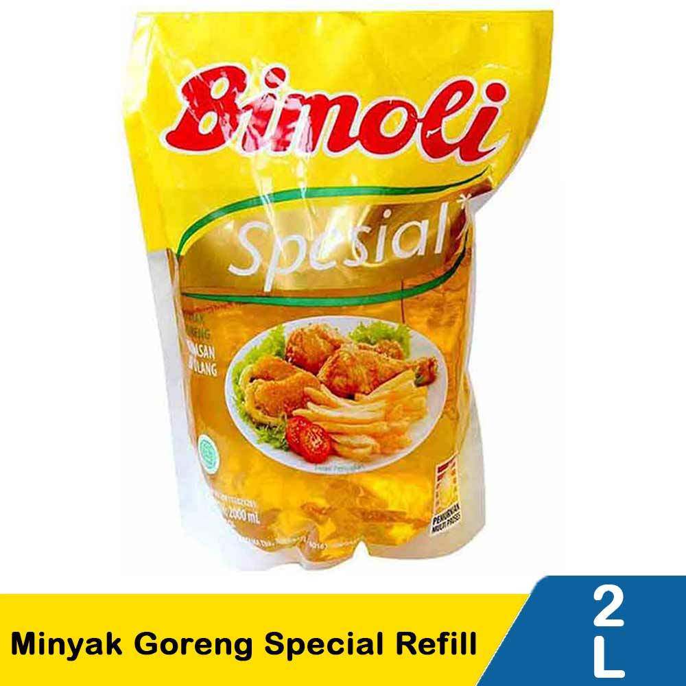 

bimoli minyak goreng special refill 2000ml