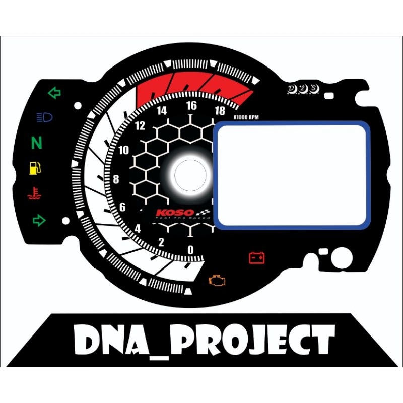Panel Speedometer KOSO RX2N Versi ORIGINAL ASLI