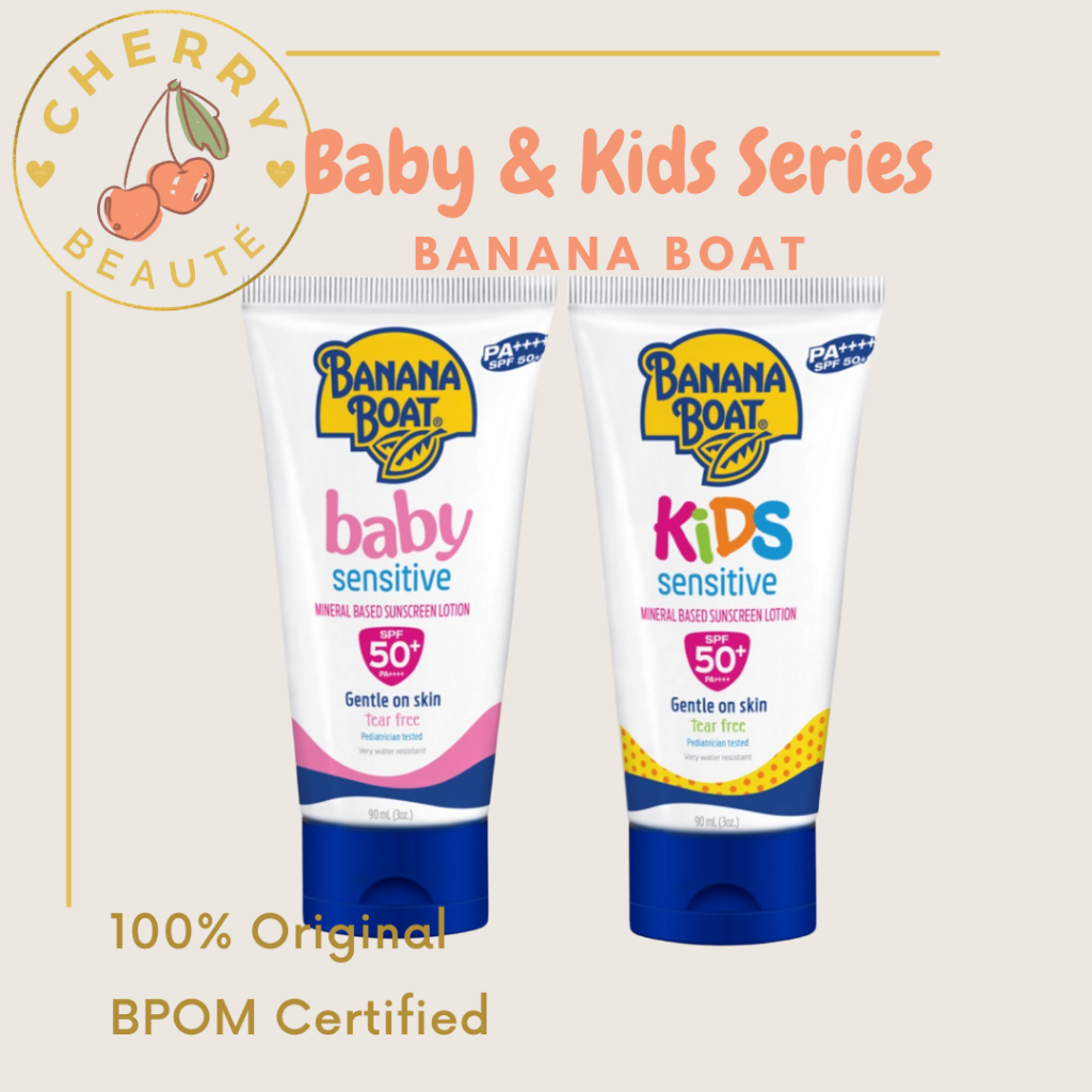 BANANA BOAT Baby & Kids Sensitive Sunscreen Lotion SPF50