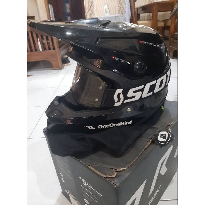 helm orca oneonenine plus goggle second kondisi sangat baik