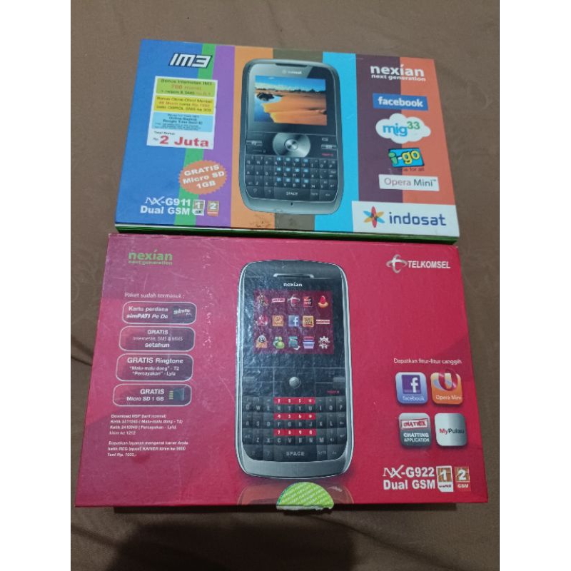 Handphone Jadul Nexian G911 dan G922