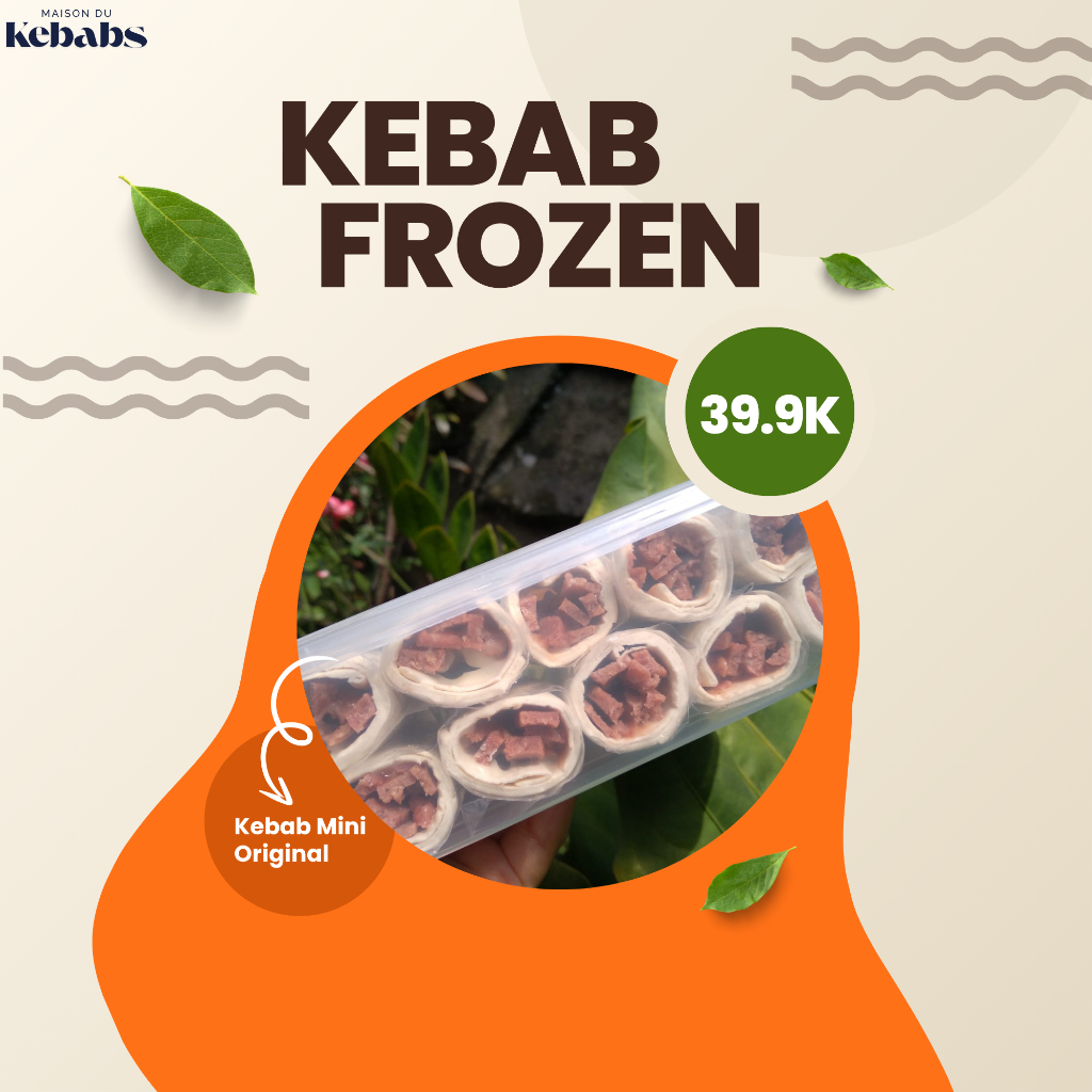 

Kebab MINI ORIGINAL/CHEESE/GOCHUJANG. Dengan daging sapi tanpa sayur. Isi 10PCS [CEMILAN INSTAN] [MAKANAN INSTAN] [KEBAB FROZEN]