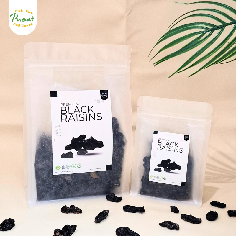 

Black Organic Raisin Kemasan Pouch Premium Kismis Hitam Organik Oleh Oleh Haji Umroh