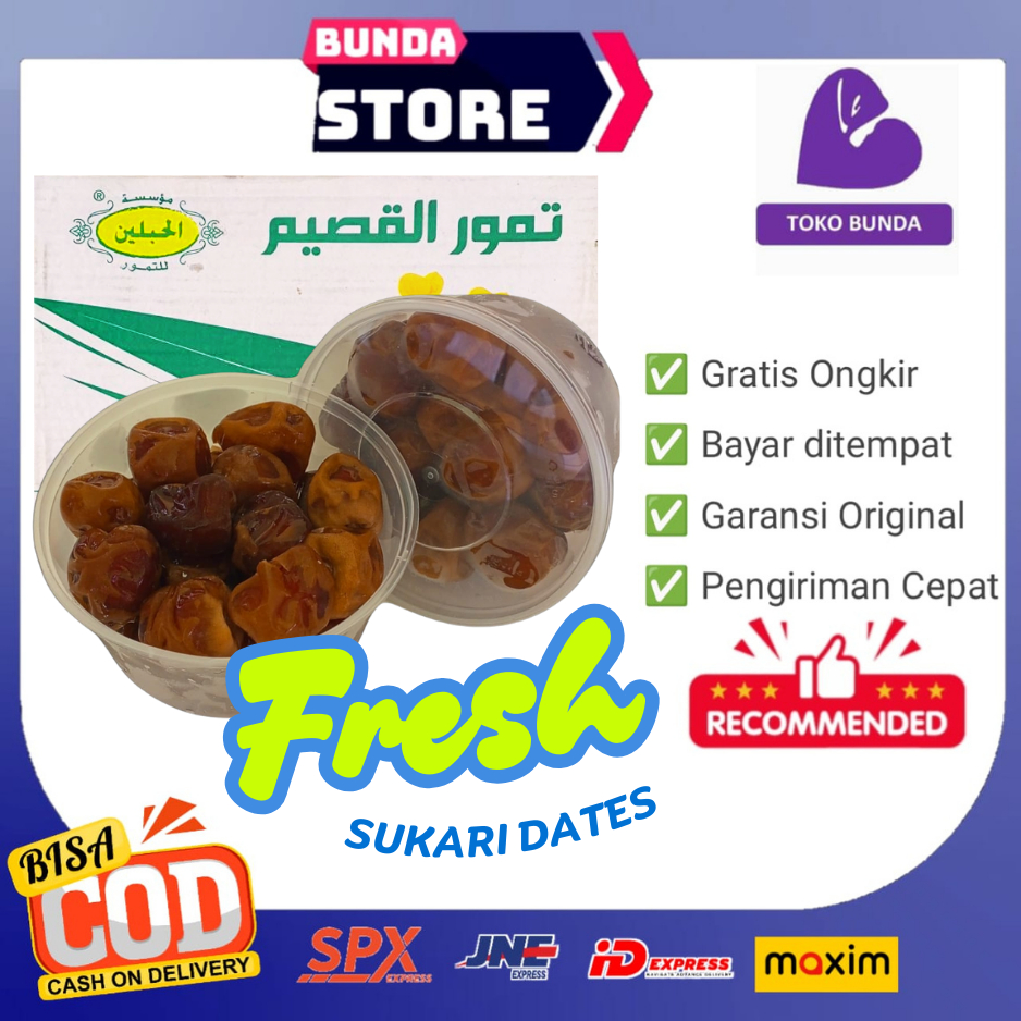 

Kurma Sukari Alqosim 3kg / Kurma Sukari Grade A 3kg