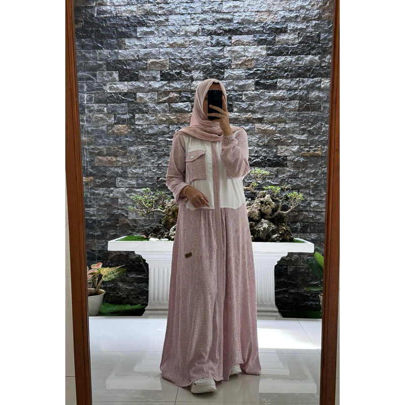 Sentosajaya_1 Dress/Gamis Katun Nadheefa Best Seller Ori - Nadheefa Store