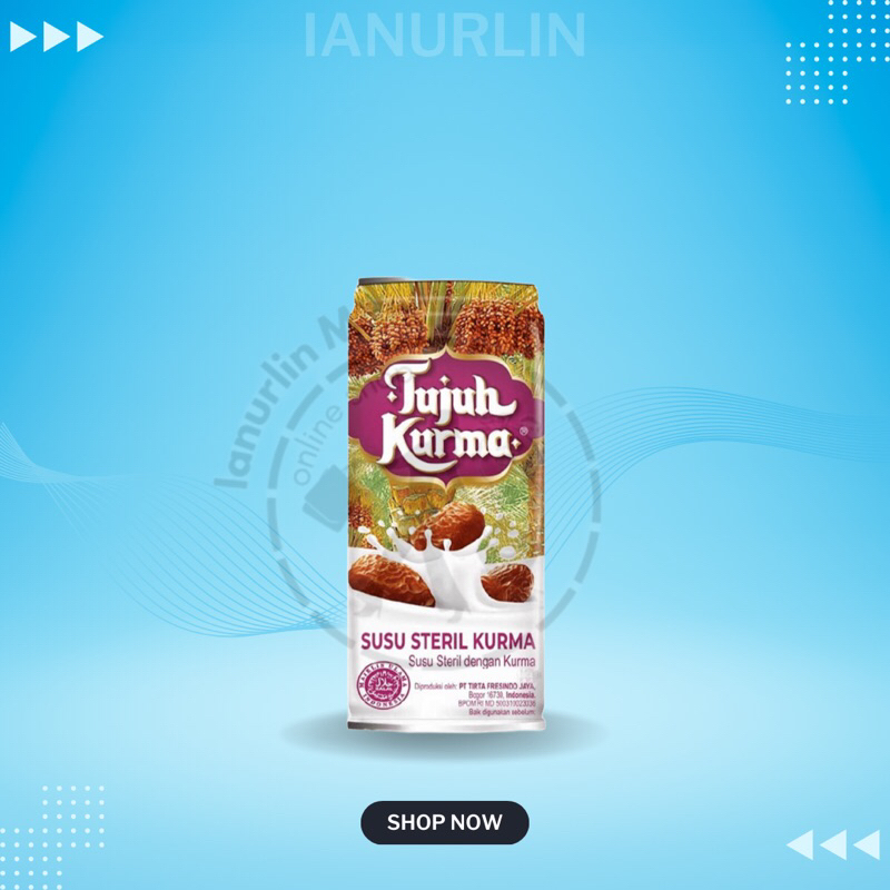 

Tujuh Kurma Susu Steril Kurma Kaleng 189 ml - Susu kaleng 189 ml