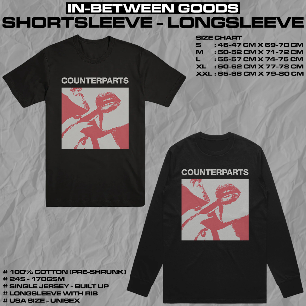 COUNTERPARTS - NOT YOU | T-SHIRT | LONGSLEEVE | BAND MERCH