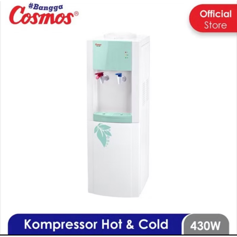 COSMOS DISPENSER CWD5805 / CWD 5805 menggunakan KOMPRESSOR [HOT&COLD] 100% ORI
