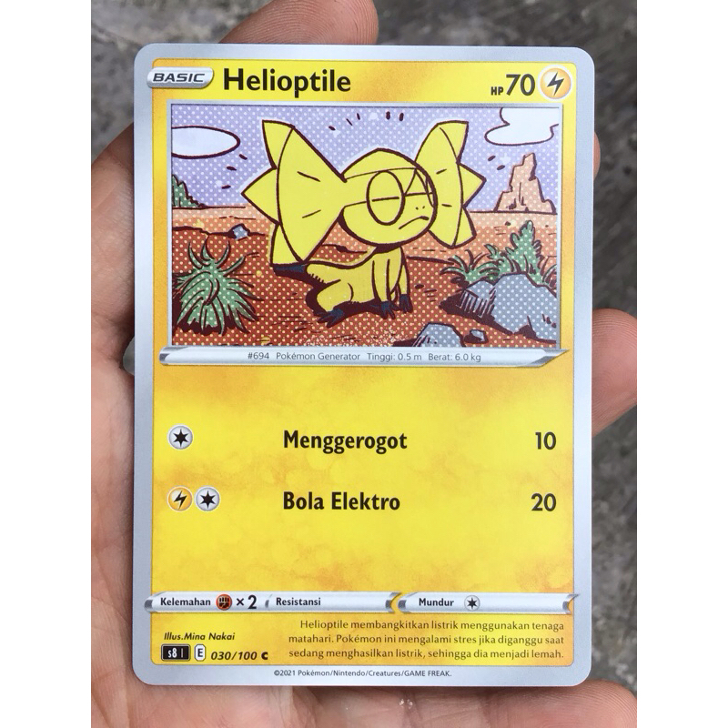 PROMO POKEMON KARTU HELIOPTILE