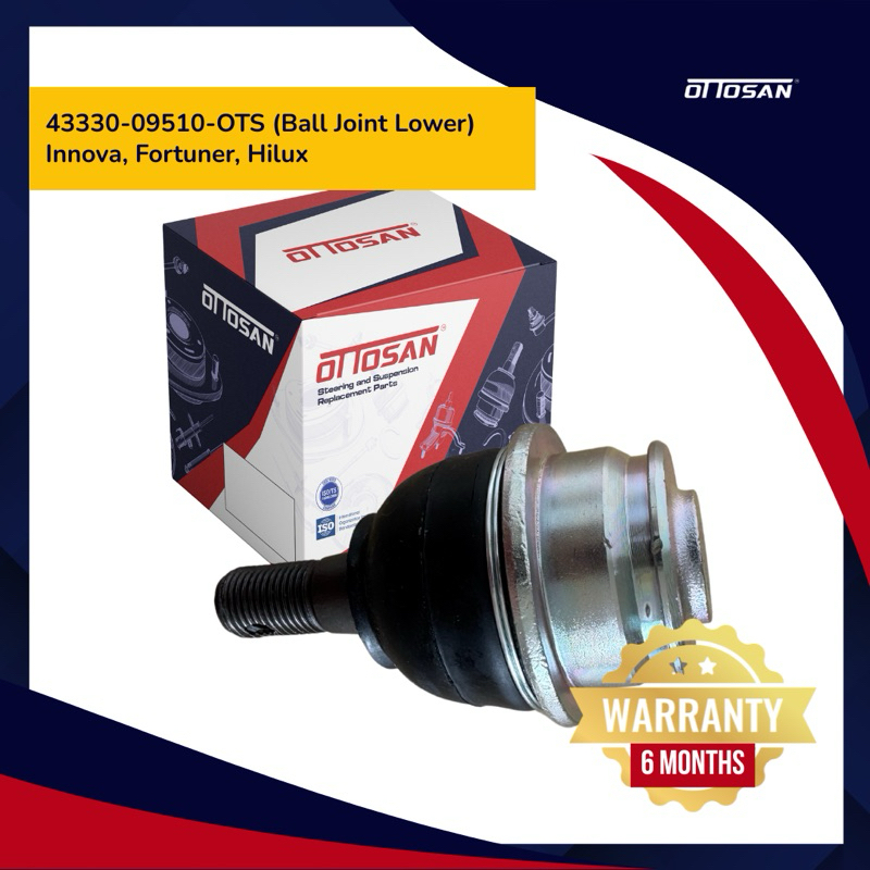Ball Joint (Lower) / (Bawah) Innova (2004-2021), Fortuner (2007- ), Hilux (2004- ) - Original Ottosa