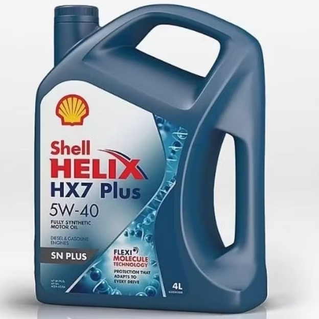OLi Shell HELIX HX7 Plus 5W-40 4Liter Shell Helix HX7 galon 4 Liter ORIGINAL Oli Mobil Shell Helix H
