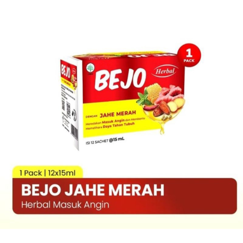 

BEJO JAHE MERAH 15ML 12 SACHET GRATIS GELAS CANTIK