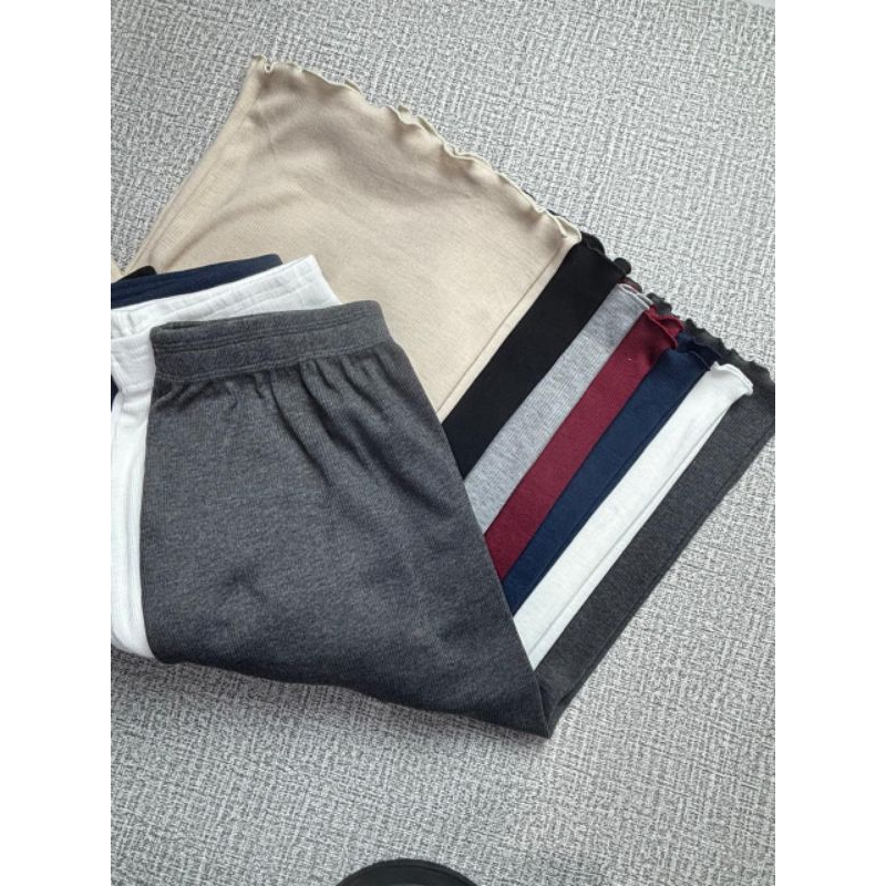 Celana Kulot Pendek Wanita/Celana Kulot Rib 7/8