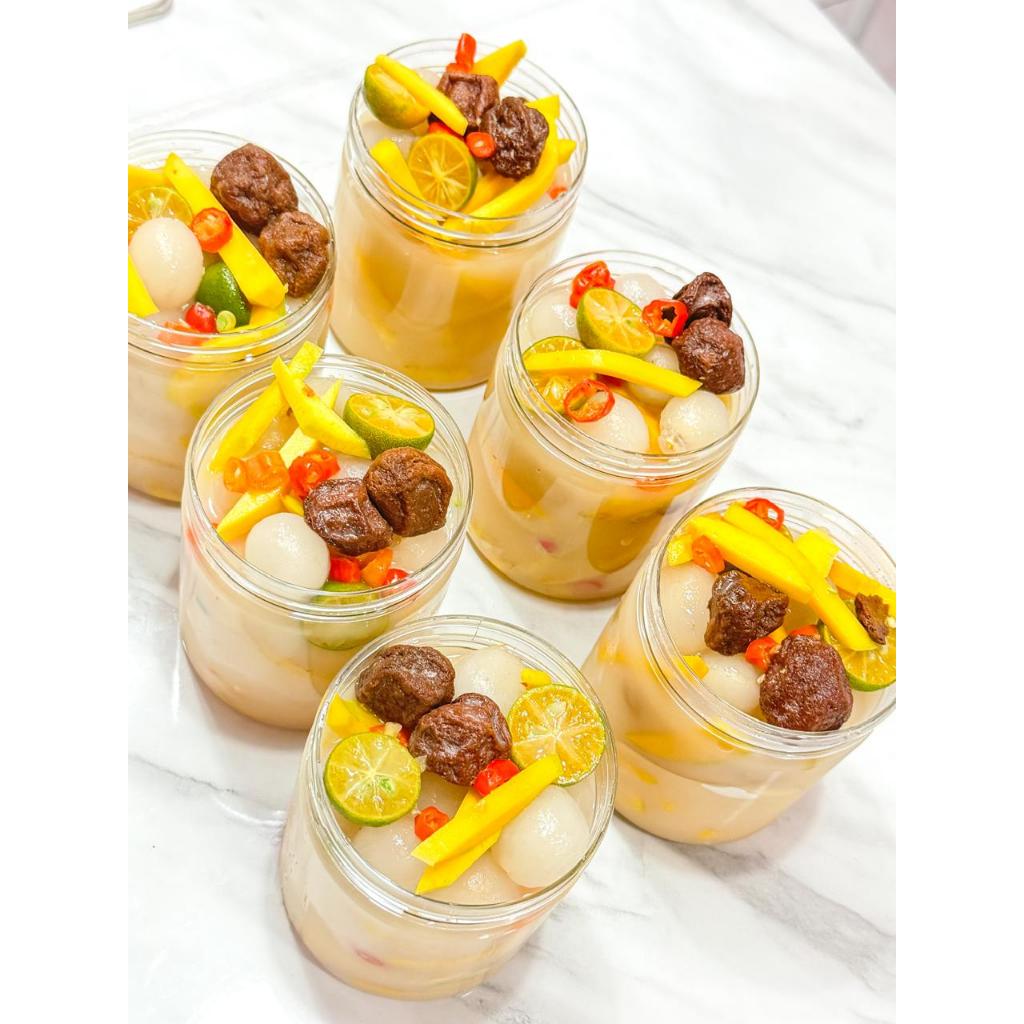 

Asinan Kiamboy Rambutan Kuah Putih 600ml