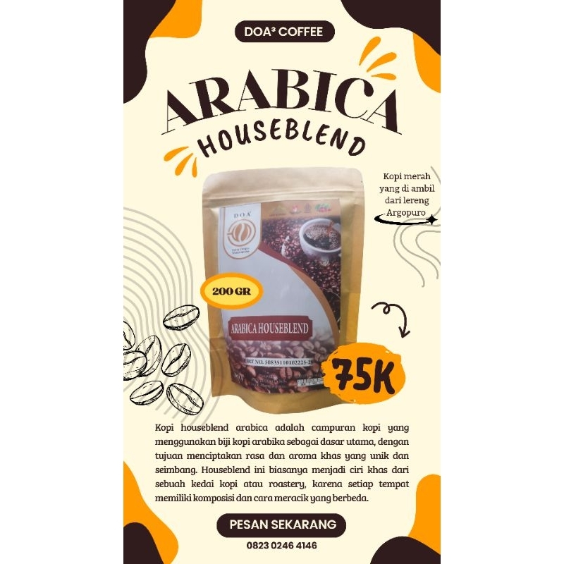 

KOPI ARABICA HOUSEBLEND