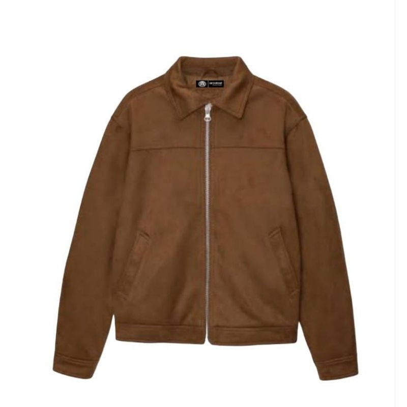 ONTOHOD Jaket Detroit Suede Pria Detroit Jaket Work